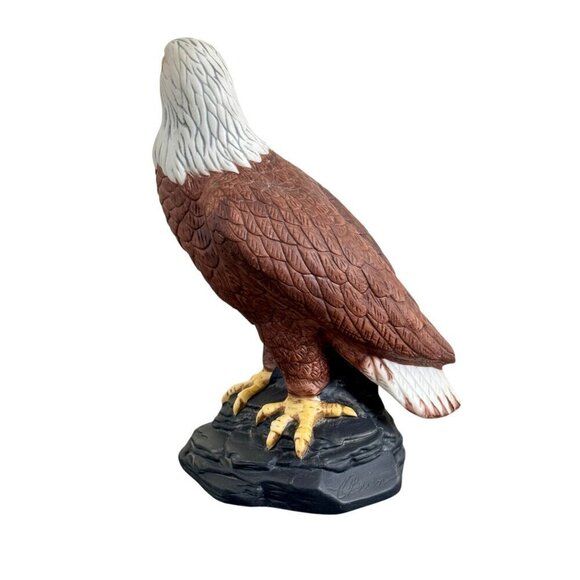 Vintage 1982 Avon Porcelain  America Eagle Pride of America Figurine 8" Tall - Picture 9 of 12